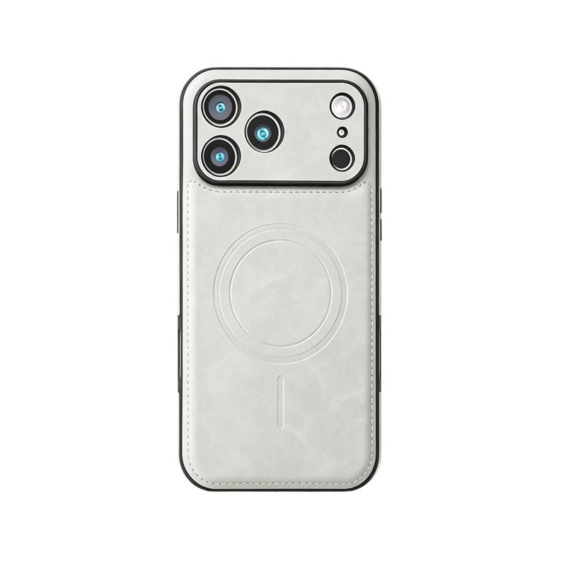 Leather Magsafe iPhone Case For iPhone 17 Series Coffee | PE260082