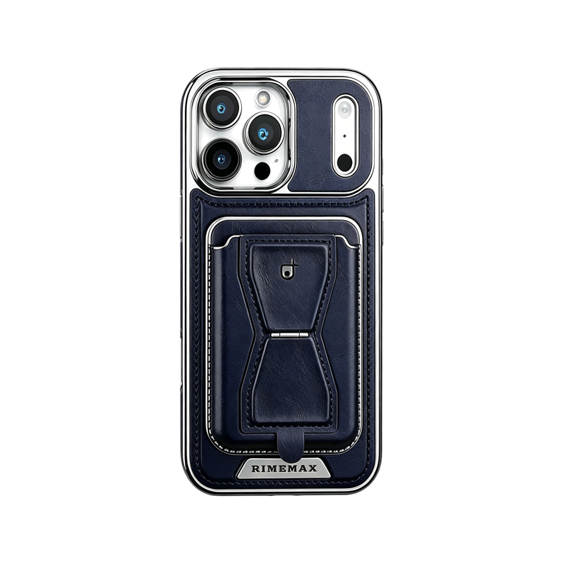Leather iPhone Case With Magnetic Card Holder | PE260083