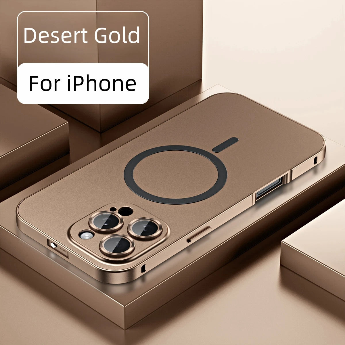 YUNKEY Magsafe Magnetic Frosting Metal Case For iPhone