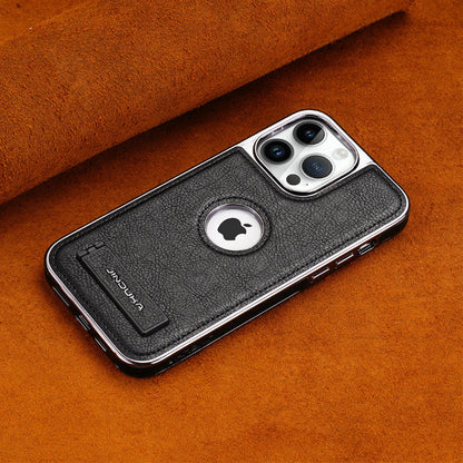 Learther Phone  Case With Stand For iPhone Brown | PE260080