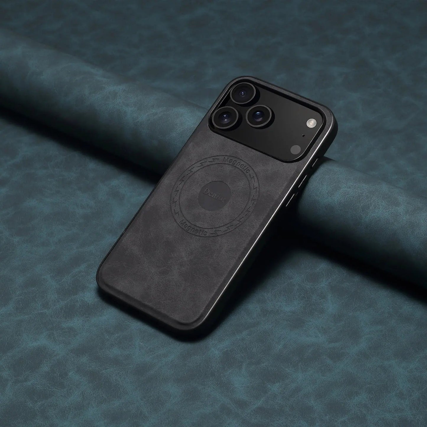 MagSafe Leather iPhone Case –  Full Protection (Black)  | PE260045