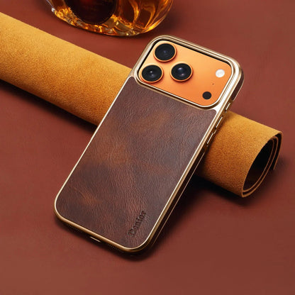 Leather Phone Case For iPhone 17 Sreies （Brown） | PE260041