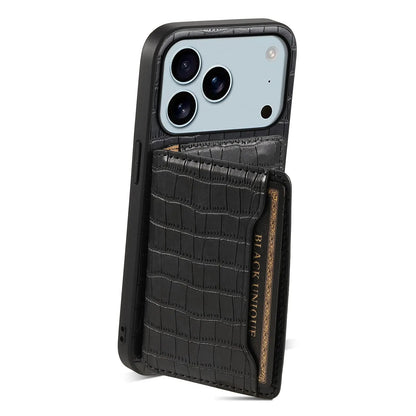 Wallet Phone Case With Card Holder for iPhone Black | PE260065