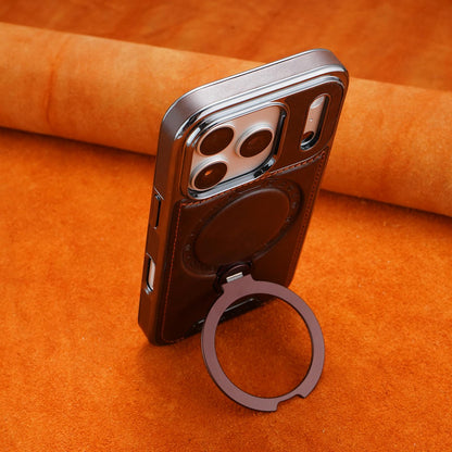 YUNKEY Magsafe Phone Case With Stand For iPhone Series
