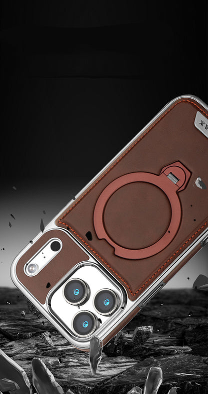 YUNKEY Magsafe Phone Case With Stand For iPhone Series