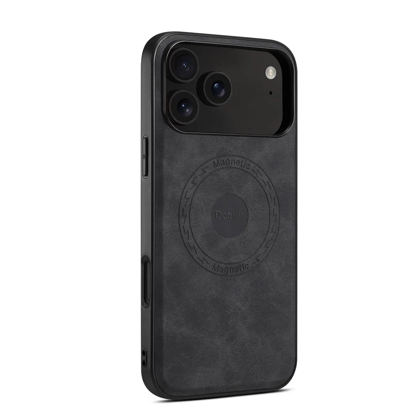 MagSafe Leather iPhone Case –  Full Protection (Black)  | PE260045