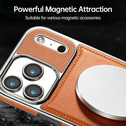 KIMOW Leather Phone Case With Card Holder For iPhone