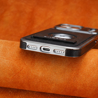 Learther Phone  Case With Stand For iPhone Brown | PE260080