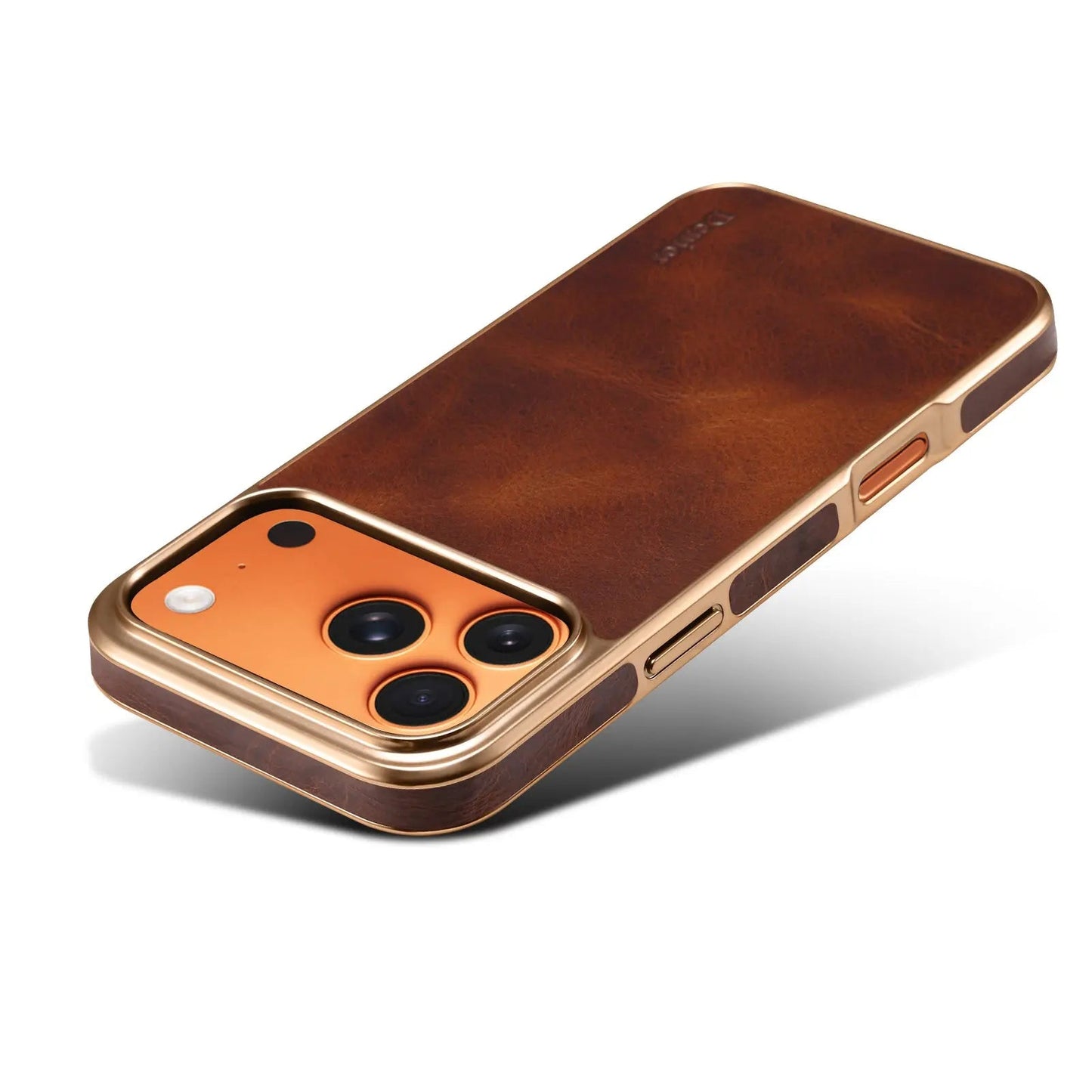 Leather Phone Case For iPhone 17 Sreies （Brown） | PE260041