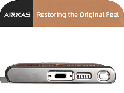 YUNKEY Samsung 360° Rotating Stand Leather Case with MagSafe
