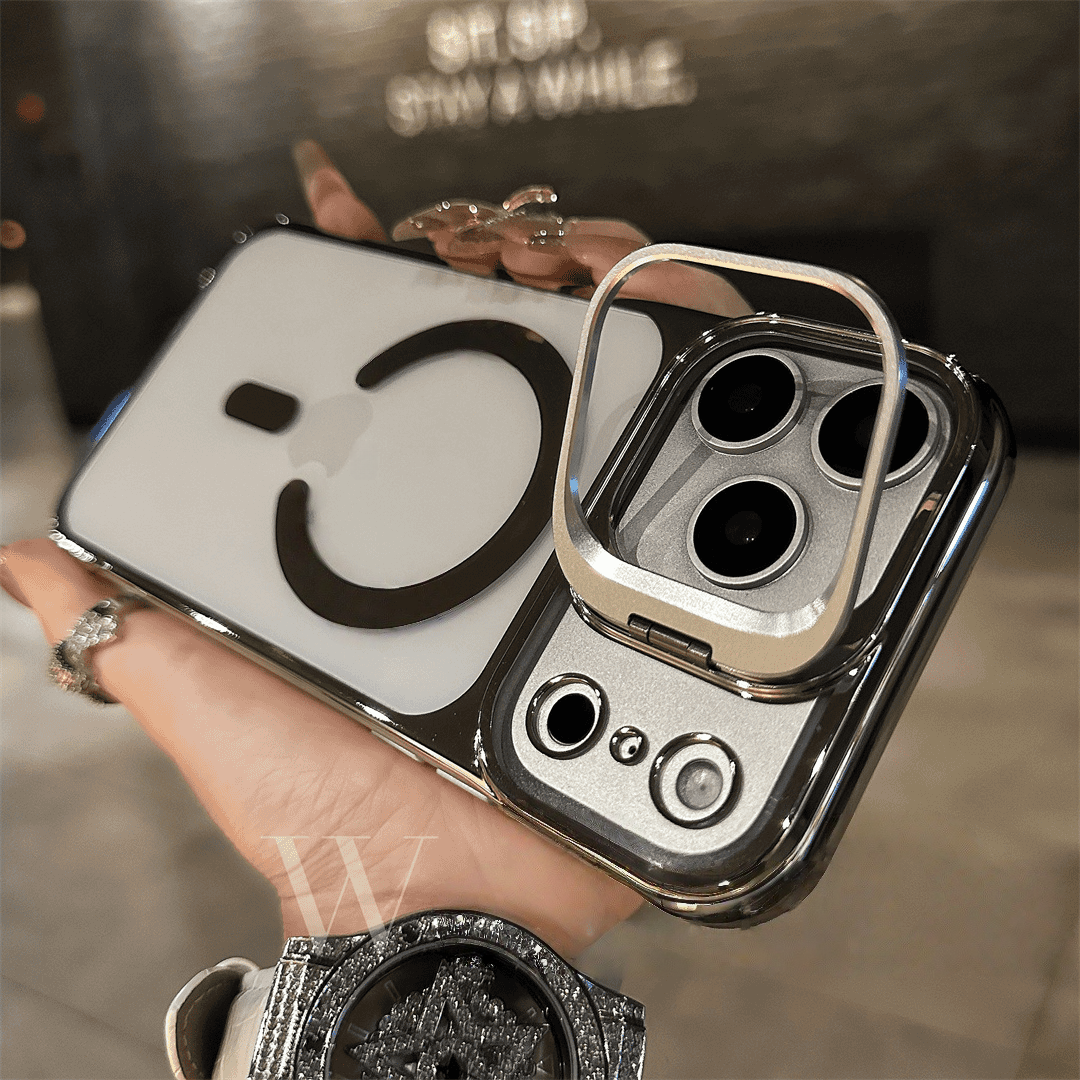 YUNKEY Magnetic Borderless Case with Built-in Lens Holder