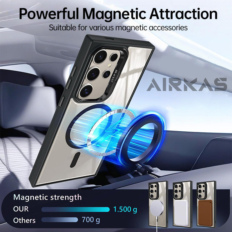 YUNKEY Samsung S25 Ultra MagSafe Magnetic Clear Case