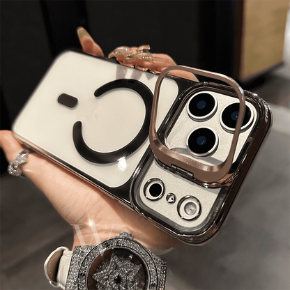 YUNKEY Magnetic Borderless Case with Built-in Lens Holder