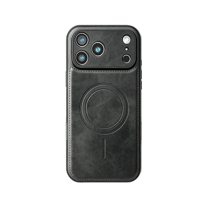 Leather Magsafe iPhone Case For iPhone 17 Series Coffee | PE260082