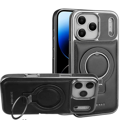 YUNKEY Luxury Premium Leather Magnetic Stand Case For iPhone Series