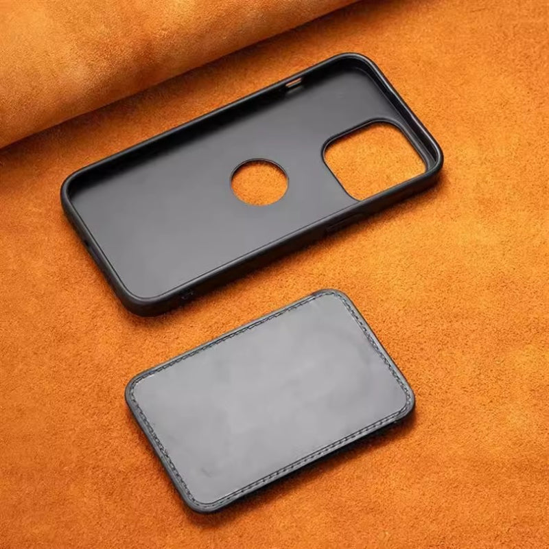 YUNKEY Premium Magnetic Leather Wallet Case For iPhone 14-17 with Detachable Stand