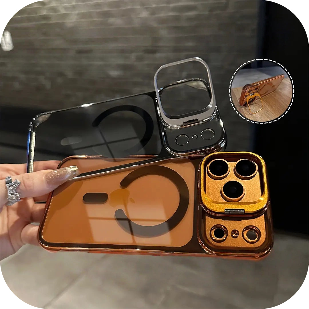 YUNKEY Magnetic Borderless Case with Built-in Lens Holder
