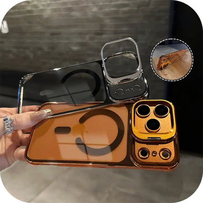 YUNKEY Magnetic Borderless Case with Built-in Lens Holder