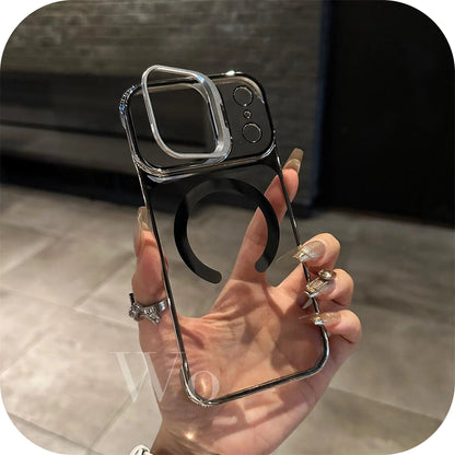 YUNKEY Magnetic Borderless Case with Built-in Lens Holder