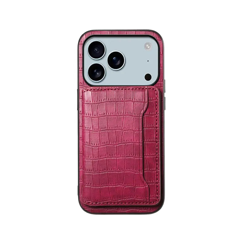 Wallet Phone Case With Card Holder for iPhone Black | PE260065
