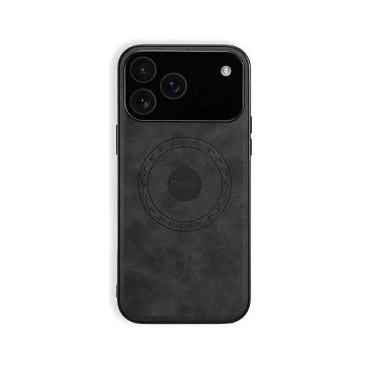 MagSafe Leather iPhone Case –  Full Protection (Black)  | PE260045