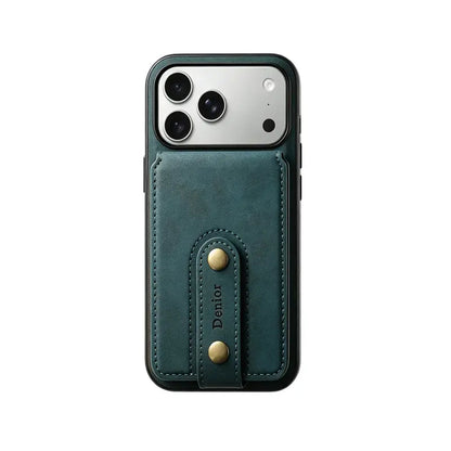 Leather Wallet Phone Case  For iPhone 17 Series (Brown)  | PE260070