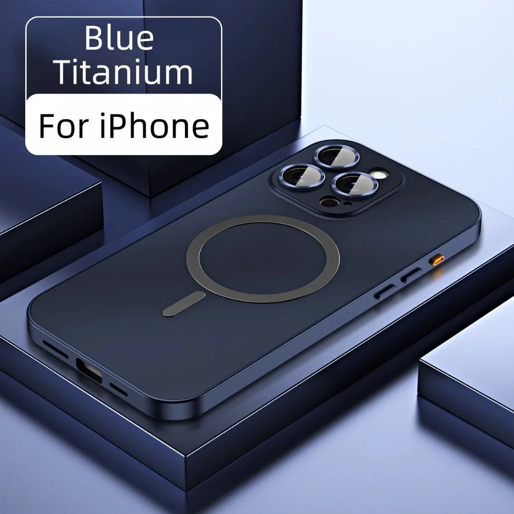 YUNKEY Magsafe Magnetic Frosting Metal Case For iPhone