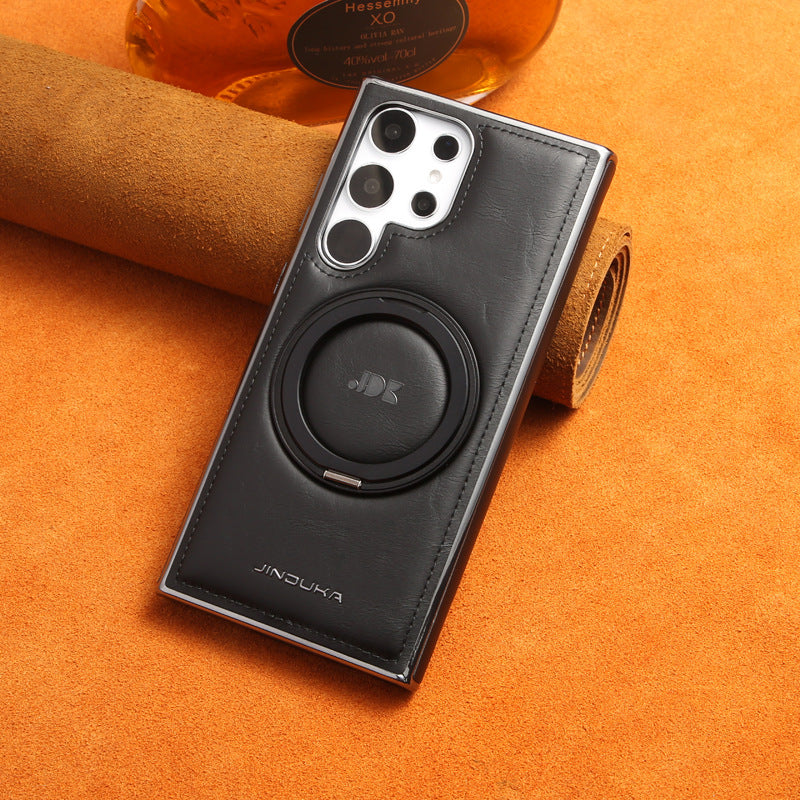 YUNKEY Samsung 360° Rotating Stand Leather Case with MagSafe