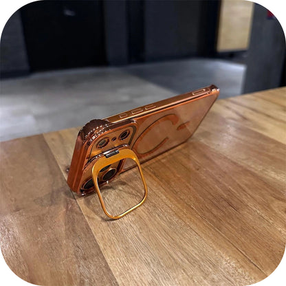 YUNKEY Magnetic Borderless Case with Built-in Lens Holder