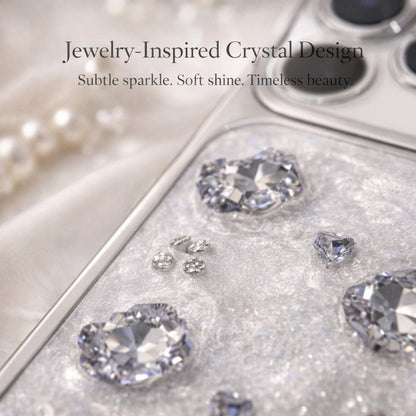 AIRKAS Crystal Bloom Quiet Luxury iPhone 17 Pro Max Case